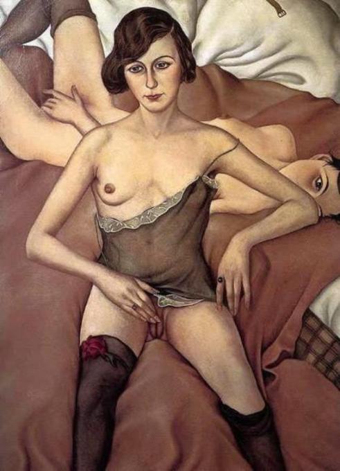 Two girls, 1928, Christian Schad