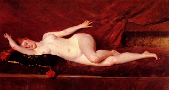 A Study In Curves, 1890, William Merritt Chase