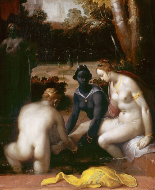 Bethsabée au bain, 1594, Cornelis van Haarlem, Rijksmuseum