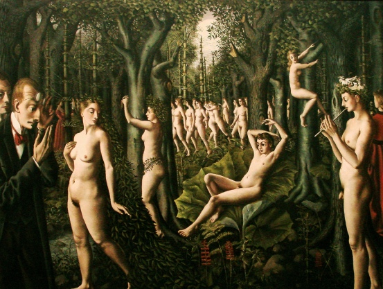 L'éveil de la forêt, 1939, Paul Delvaux, Art Institute of Chicago