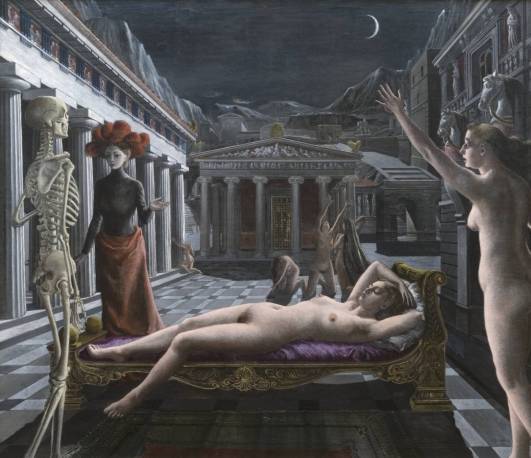 La Vénus endormie, 1944, Paul Delvaux, Tate Modern