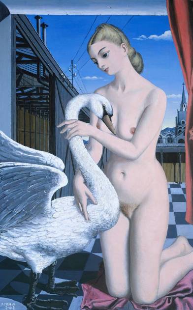 Léda, 1948, Paul Delvaux, Tate Modern