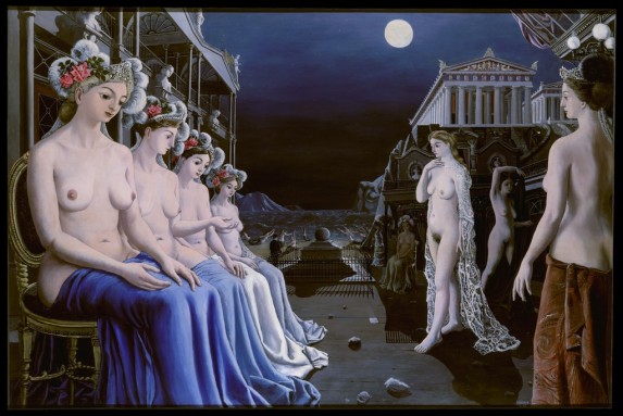 Les Grandes sirènes, 1947, Paul Delvaux, Metropolitan Museum of Art