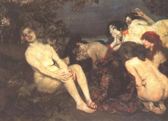 Vampires, 1907, István Csók, Collection privée