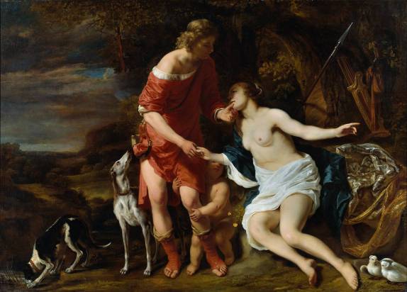 Venus et Adonis, 1657, Ferdinand Bol, Rijksmuseum