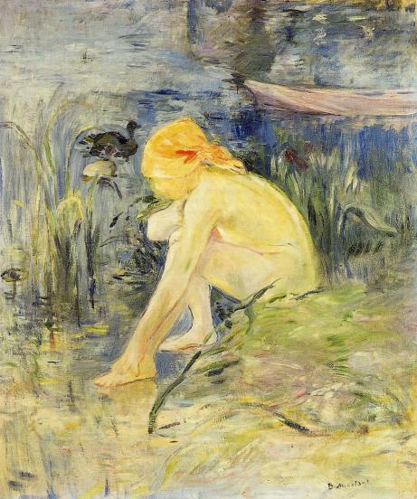 Baigneuse, 1891, Berthe Morisot, collection privée