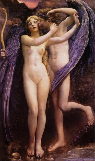 Cupidon et Psyché, 1891, Annie Swynnerton