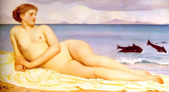 Actée, nymphe du rivage, 1868, Frederic Leighton, Musée des beaux-arts du Canada