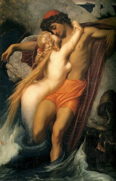 Le Pêcheur et la sirène, 1858, Frederic Leighton