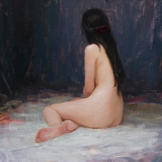 Seated Nude, 2012, Aaron Westerberg