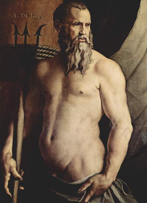 Andrea Doria en Neptune, 1550-55, Bronzino, Pinacoteca di Brera