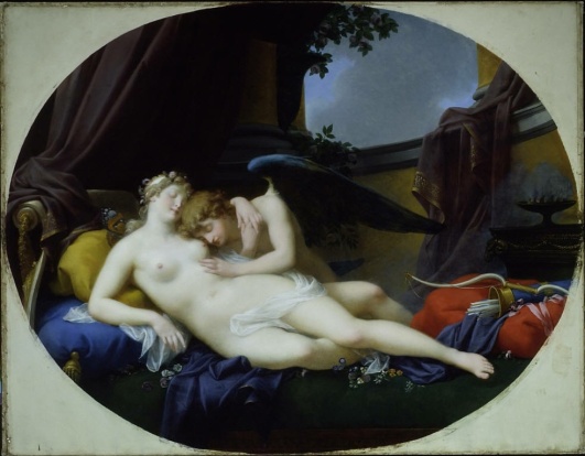 Cupidon et Psyché, 1828, Jean-Baptiste Regnault, Detroit Institute of Arts
