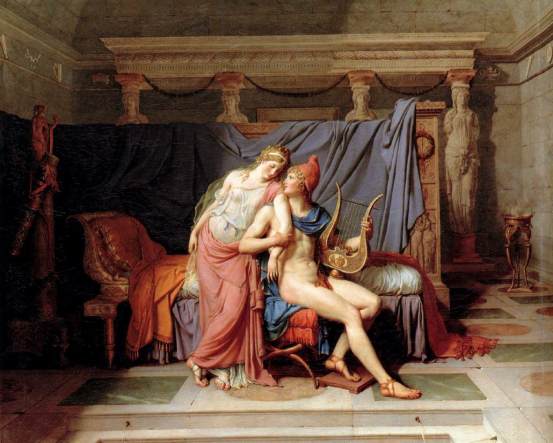 Les Amours de Pâris et d'Hélène, 1788, Jacques-Louis David, Louvre