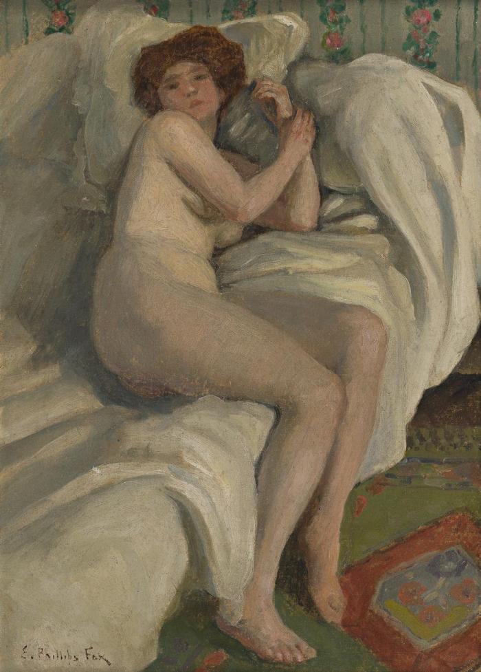 Reclining nude, E. Phillips Fox, Collection privée